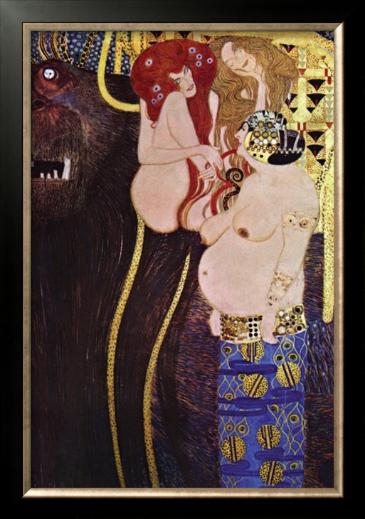 The Beethoven Frieze - Gustav Klimt Painting